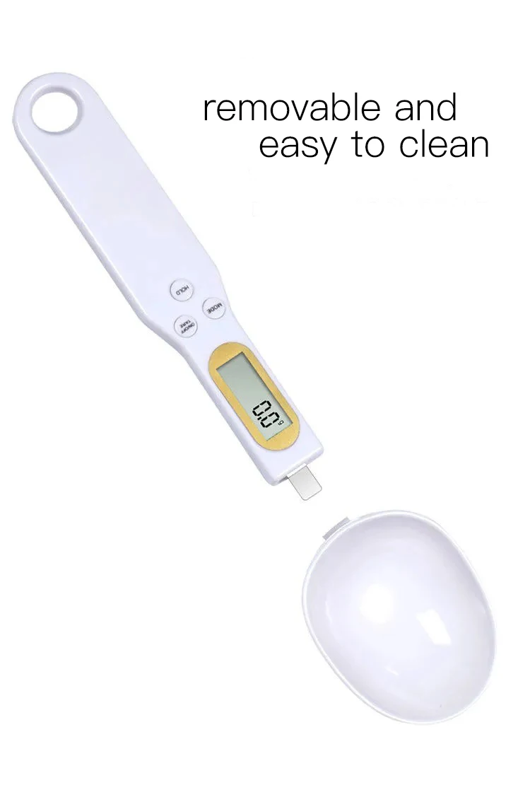 500g/0,1g Digital cuchara medidora de cocina Escala de alimentos LCD Digital electrónica cuchara escala buena calidad Mini balanzas de cocina