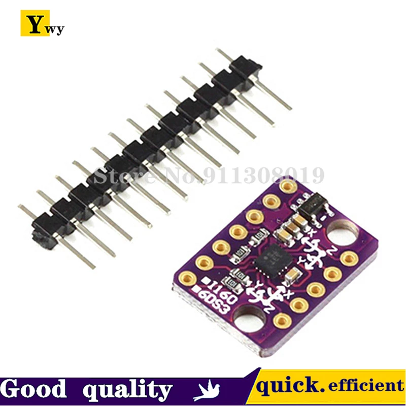 1PCS GY-BMI160 gravity acceleration sensor module 6-axis speed gyroscope 6DOF aircraft/IIC/SPI
1PCS GY-BMI160 gravity acceleration sensor module 6-axis speed gyroscope 6DOF aircraft/IIC/SPI