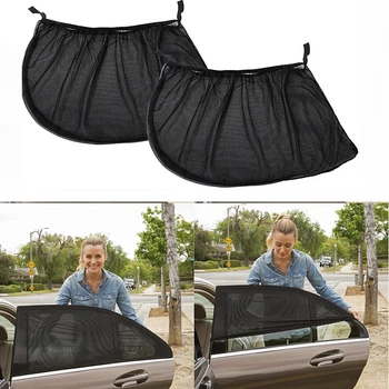 2Pcs Car Side Window Cover Sunshade Curtain UV Protection Shield Mesh Fabric Sun Visor Shade For Most Car Auto Side Rear Window
2Pcs Car Side Window Cover Sunshade Curtain UV Protection Shield Mesh Fabric Sun Visor Shade For Most Car Auto Side Rear Window