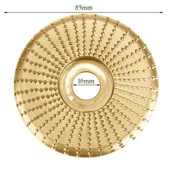 16mm 5/8" Bore Extreme Shaping Disc Tungsten Carbide Wood Sanding Carving Tool Abrasive Disc Tools for Angle Grinder
16mm 5/8" Bore Extreme Shaping Disc Tungsten Carbide Wood Sanding Carving Tool Abrasive Disc Tools for Angle Grinder