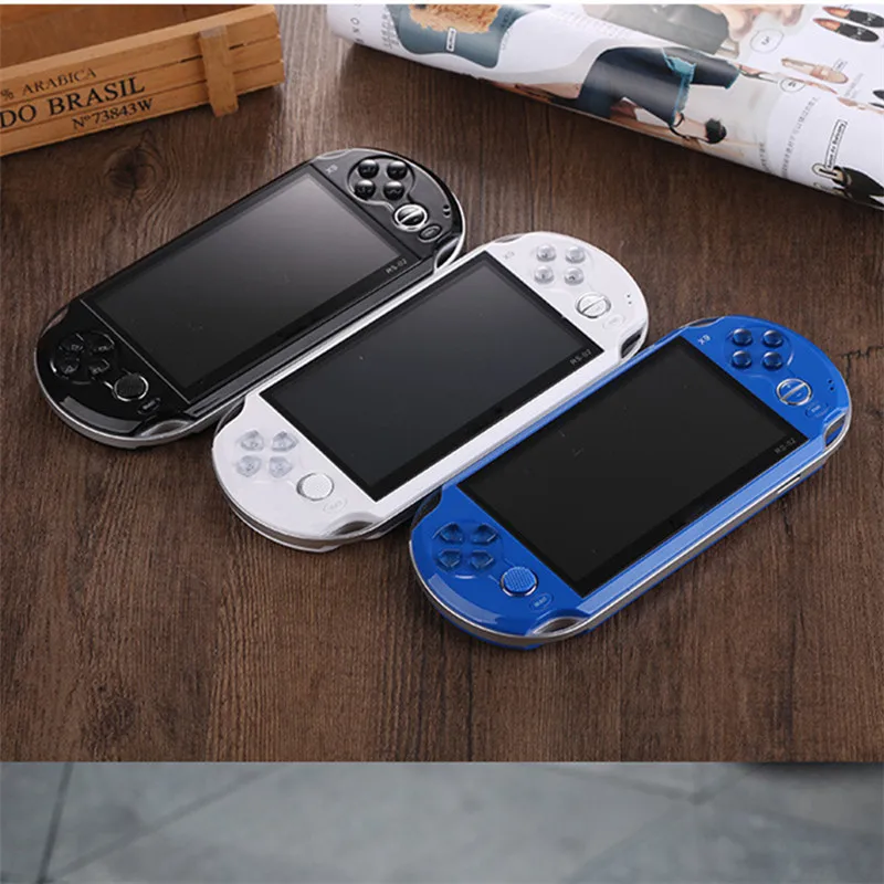 New Arrival 5.1 Inch Large Screen Handheld Game Player Support TV Out Put With MP3/Movie Camera Multimedia Video Game Console
New Arrival 5.1 Inch Large Screen Handheld Game Player Support TV Out Put With MP3/Movie Camera Multimedia Video Game Console