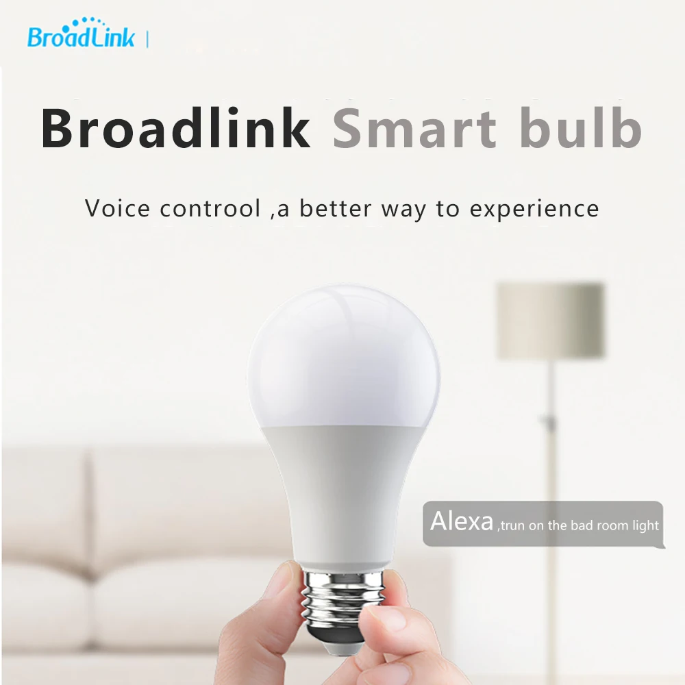 Broadlink Smart WiFi LED Bulb E27Light Switch Wireless Remote Control RM Pro Work with Alexa Google Home for Android IOS
Broadlink Smart WiFi LED Bulb E27Light Switch Wireless Remote Control RM Pro Work with Alexa Google Home for Android IOS