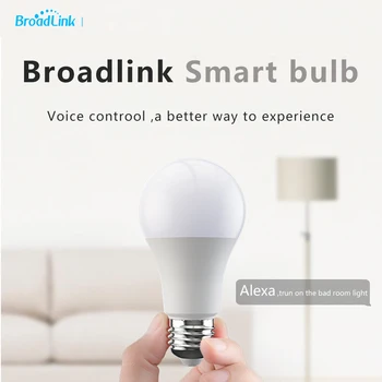 Broadlink Smart WiFi LED Bulb E27Light Switch Wireless Remote Control RM Pro Work with Alexa Google Home for Android IOS
Broadlink Smart WiFi LED Bulb E27Light Switch Wireless Remote Control RM Pro Work with Alexa Google Home for Android IOS