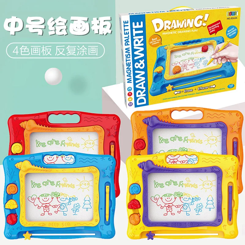 Children Medium Color 4-Color Plastic Magnetic Drawing Board Early Education Graffiti Writing Board Drawing Board Educational To
Children Medium Color 4-Color Plastic Magnetic Drawing Board Early Education Graffiti Writing Board Drawing Board Educational To