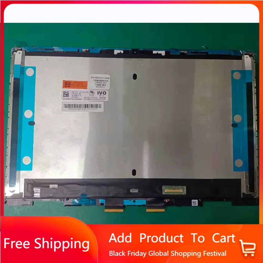 

Original 13.3" For HP ENVY X360 13 13-BD P/N: L62080-ND2 M133NVFD LCD TouchScreen Full-HD 1920*1080 Display Assembly