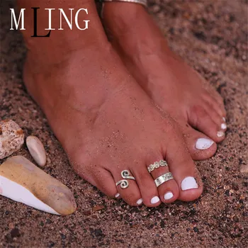 MLING 3 Pcs/Set Vintage Alloy Foot Ring Fashion Flower Letter Open Foot Ring Set For Women Girl
MLING 3 Pcs/Set Vintage Alloy Foot Ring Fashion Flower Letter Open Foot Ring Set For Women Girl