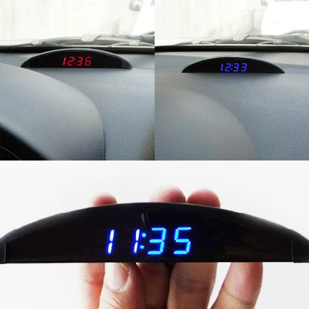 3 in 1 Time/Temperature/Voltage Digital LED Alarm Auto Electronic Clock Car Voltmeter Thermometer Calendar 12V
3 in 1 Time/Temperature/Voltage Digital LED Alarm Auto Electronic Clock Car Voltmeter Thermometer Calendar 12V