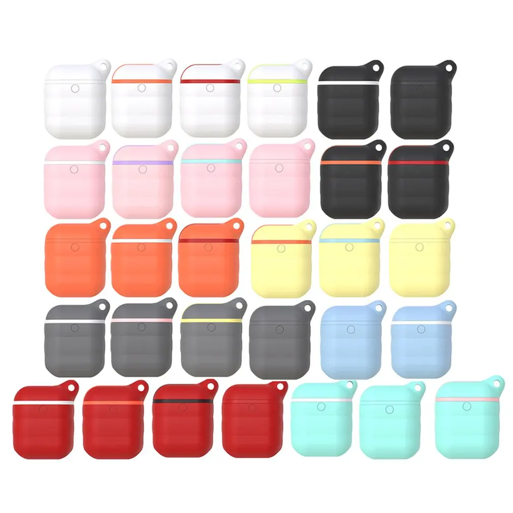 Waterproof Silicone Case with Anti-lost Carabiner Shockproof Wireless Earphone Protective Cover For Apple for AirPods
Waterproof Silicone Case with Anti-lost Carabiner Shockproof Wireless Earphone Protective Cover For Apple for AirPods