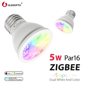 GLEDOPTO Zigbee PAR16 Bulb 5W RGB+CCT Smart Spotlight AC100-240V ZigBee Smart Light Work With Amazon Ecoh Plus Dropshipping 
GLEDOPTO Zigbee PAR16 Bulb 5W RGB+CCT Smart Spotlight AC100-240V ZigBee Smart Light Work With Amazon Ecoh Plus Dropshipping