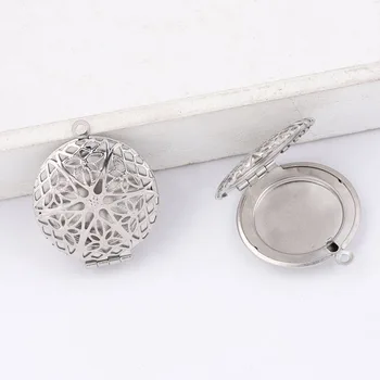 Hollow Round Locket Openable Picture/Photo Frame Sachet Perfume Box Stainless Steel 27x32mm DIY Jewelry 10pcs
Hollow Round Locket Openable Picture/Photo Frame Sachet Perfume Box Stainless Steel 27x32mm DIY Jewelry 10pcs