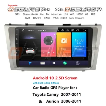 2 DIN 9 inch Android 10 CAR DVD Radio Multimedia Player For Toyota Camry 2007 2008 2009 2010 2011 Navigation GPS support SWC BT
2 DIN 9 inch Android 10 CAR DVD Radio Multimedia Player For Toyota Camry 2007 2008 2009 2010 2011 Navigation GPS support SWC BT