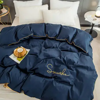 Wholesale 1 Pcs Bedding Sets 100% Cotton Comforter Cover Satin Jacquard Embroidery Quilt Cover King Queen Full King Duvet Cover
Wholesale 1 Pcs Bedding Sets 100% Cotton Comforter Cover Satin Jacquard Embroidery Quilt Cover King Queen Full King Duvet Cover