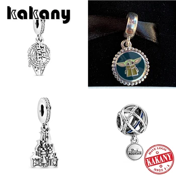 KAKANY 2020 New Silver 925 Disne Parks Star Wars Baby Yoda The Child, Millennium Falcon, Space Mountain, Castle Couple Charm 
KAKANY 2020 New Silver 925 Disne Parks Star Wars Baby Yoda The Child, Millennium Falcon, Space Mountain, Castle Couple Charm