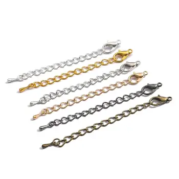 10pcs/lot 55mm Multiple color Extended Extension Iron Tail Chain Connector For DIY Jewelry Making Findings Bracelet Necklace
10pcs/lot 55mm Multiple color Extended Extension Iron Tail Chain Connector For DIY Jewelry Making Findings Bracelet Necklace