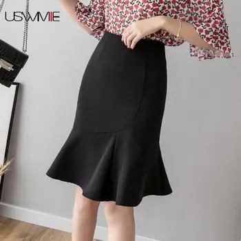 Skirts Womens Fishtail Outwear Summer Solid Color Back Zipper Ruffle High Waist Ruffled Pure Color Hips Plus Size Sexy Skirt
Skirts Womens Fishtail Outwear Summer Solid Color Back Zipper Ruffle High Waist Ruffled Pure Color Hips Plus Size Sexy Skirt