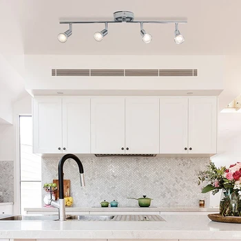 SNEWVIE Rotatable Gu10 LED Ceiling Light Angle Adjustable Showcase Lamp Cabinet Lighting 1/2/3/4 Heads
SNEWVIE Rotatable Gu10 LED Ceiling Light Angle Adjustable Showcase Lamp Cabinet Lighting 1/2/3/4 Heads