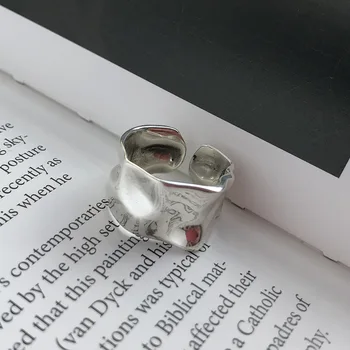 1pc INS 100% Authentic 925 sterling silver hammered Rings Irregular Geometric Band Rings adjust TLJ1043
1pc INS 100% Authentic 925 sterling silver hammered Rings Irregular Geometric Band Rings adjust TLJ1043