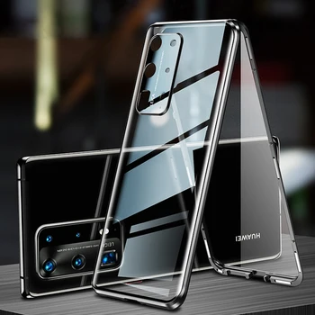 Front and Back Magnetic Glass Armor Case For Huawei P40 Pro Built-in Camera Lens Protector Transparent Back Cover Huawei P40Pro
Front and Back Magnetic Glass Armor Case For Huawei P40 Pro Built-in Camera Lens Protector Transparent Back Cover Huawei P40Pro
