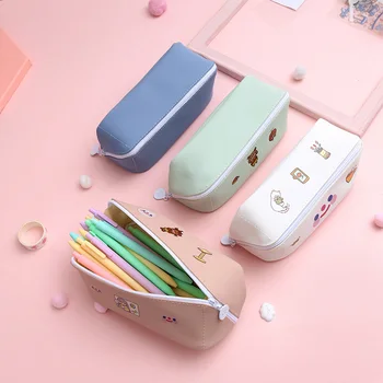 1 PC Large Capacity Pencil Case Creative Solid Color Canvas Pencil Bag School Box Pencils Pouch Stationery Supplies
1 PC Large Capacity Pencil Case Creative Solid Color Canvas Pencil Bag School Box Pencils Pouch Stationery Supplies