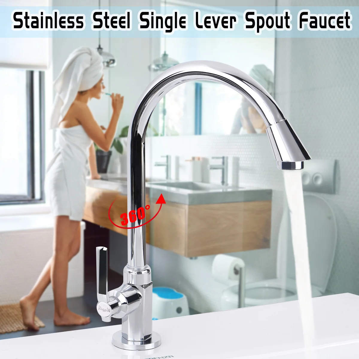 Modern 360 Degree Rotatable Kitchen Basin Faucets Brass Chrome Mixer Tap Bathroom Adjustable Sink Basin Faucet Tap Deck Mounted
Modern 360 Degree Rotatable Kitchen Basin Faucets Brass Chrome Mixer Tap Bathroom Adjustable Sink Basin Faucet Tap Deck Mounted