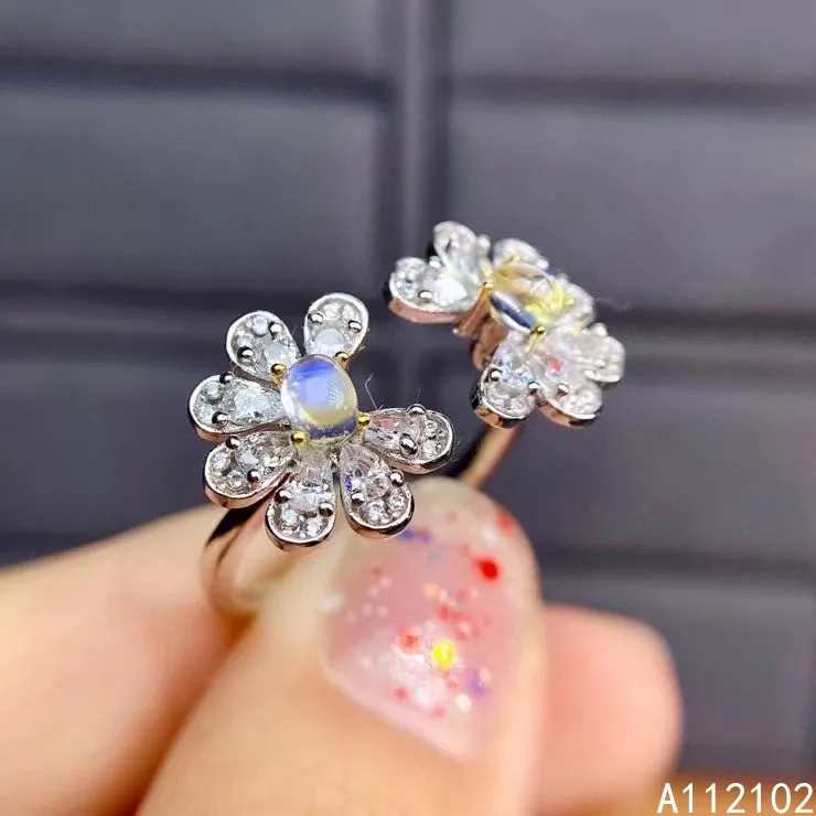 KJJEAXCMY fine jewelry S925 sterling silver inlaid natural Moonstone new girl noble gemstone ring support test Chinese style
KJJEAXCMY fine jewelry S925 sterling silver inlaid natural Moonstone new girl noble gemstone ring support test Chinese style
