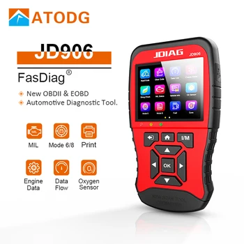 Code Reader JD906 Enhanced Mode 6 Mode 8 OBD2 Car Scanner Engine Fault For Smog Check With Core Analysis Automotive Scanner
Code Reader JD906 Enhanced Mode 6 Mode 8 OBD2 Car Scanner Engine Fault For Smog Check With Core Analysis Automotive Scanner