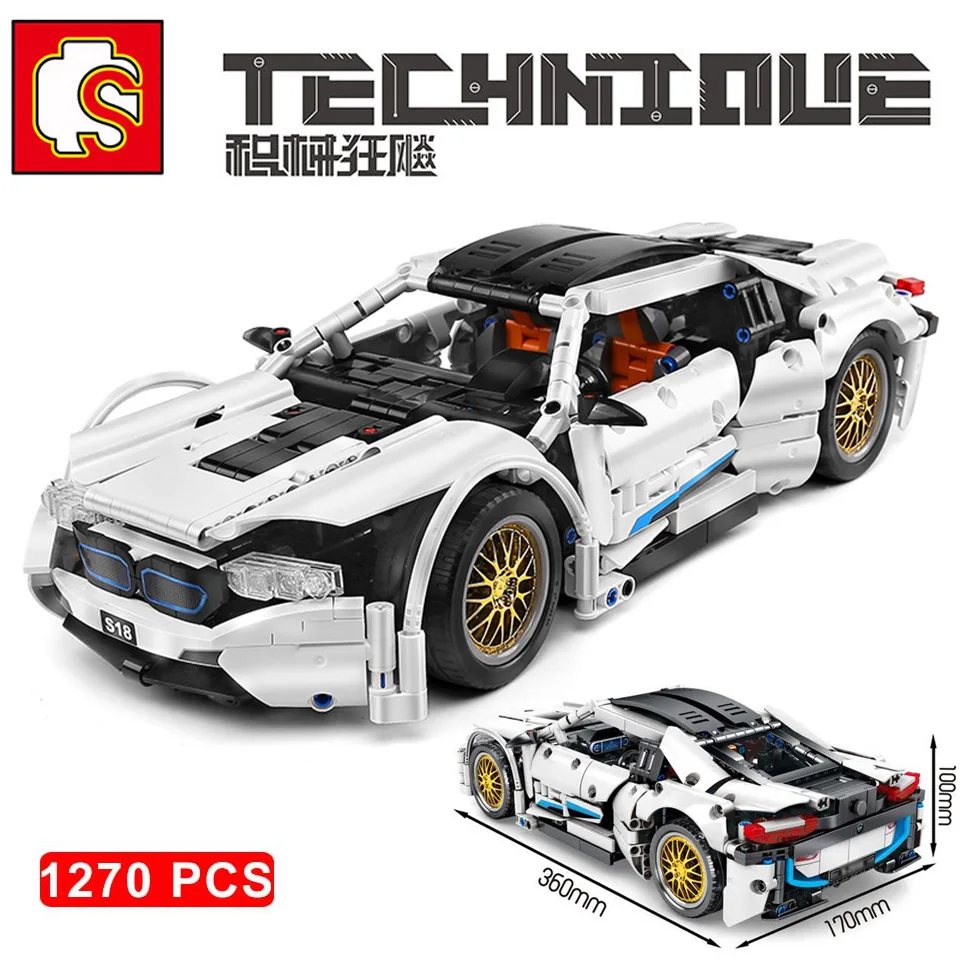 SEMBO Technic MOC Sports Car Building Blocks Model Kits Racing Car Set City Technic Speed Champions Enlighten Bricks Toys Boys
SEMBO Technic MOC Sports Car Building Blocks Model Kits Racing Car Set City Technic Speed Champions Enlighten Bricks Toys Boys