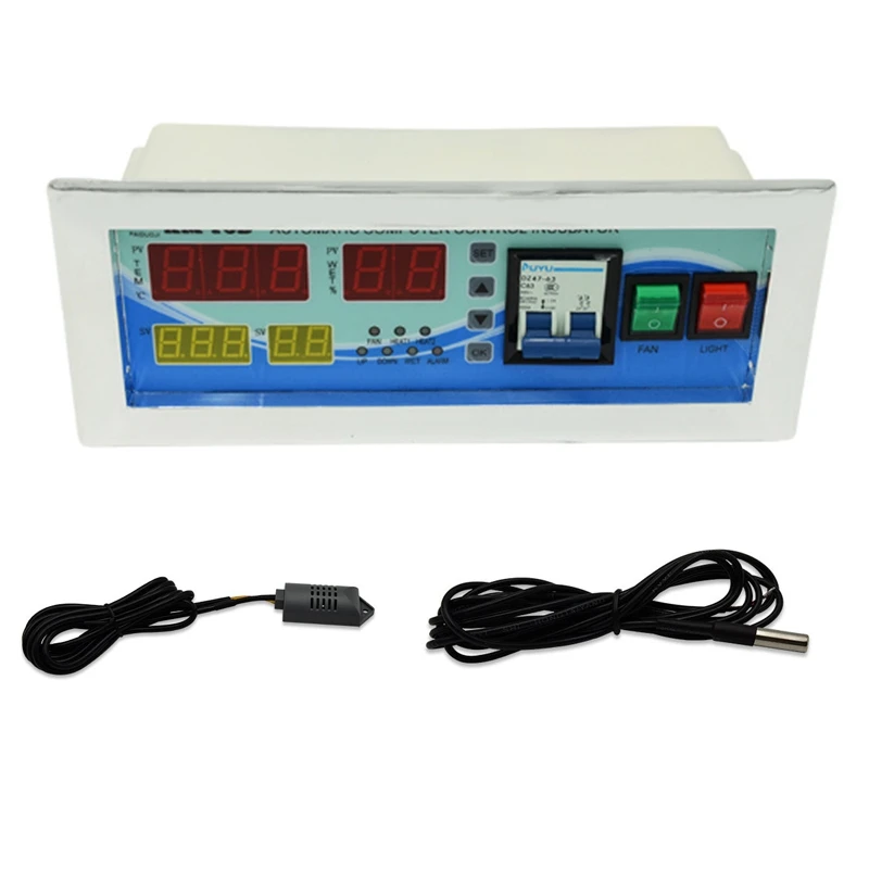 XM-18D Automatic Egg Incubator Controller Digital LED Temperature Controller Temperature Humidity Sensors Egg Hatcher Controller
XM-18D Automatic Egg Incubator Controller Digital LED Temperature Controller Temperature Humidity Sensors Egg Hatcher Controller