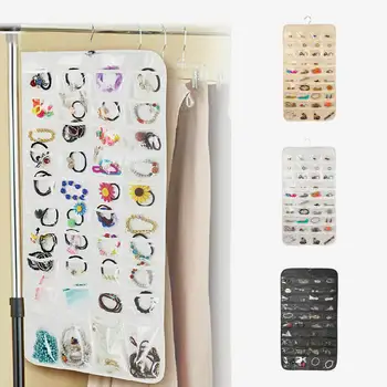 New 80 Pockets Jewelry Storage Bags Clear Earring Display Pouch Bag Makeup Hanging Storage Organizer Holder Pouch Bag New
New 80 Pockets Jewelry Storage Bags Clear Earring Display Pouch Bag Makeup Hanging Storage Organizer Holder Pouch Bag New