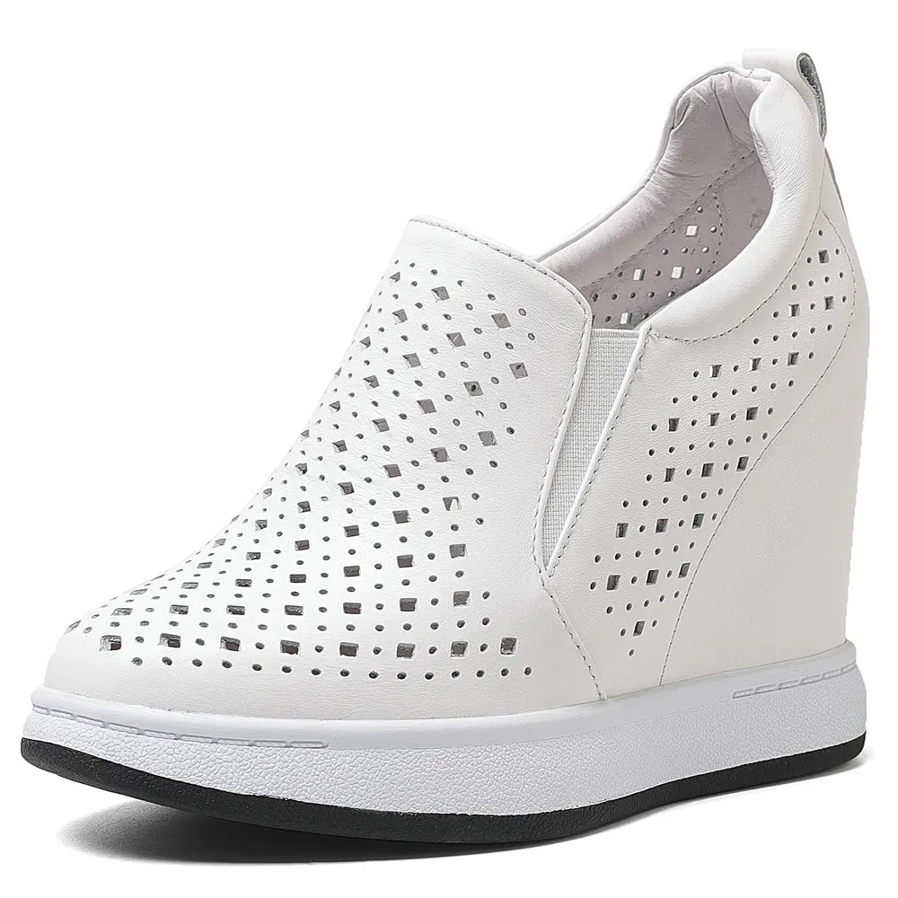 Breathable Cutout High Heels Women's Genuine Cow Leather Fashion Sneaker Platform Wedge High Heels Sandals Boots Pumps Oxfords
Breathable Cutout High Heels Women's Genuine Cow Leather Fashion Sneaker Platform Wedge High Heels Sandals Boots Pumps Oxfords