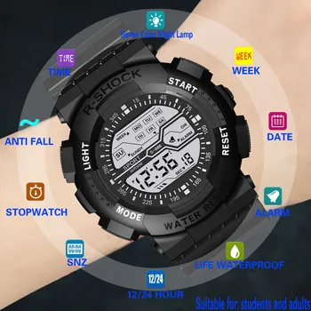 Digital Mens Watch Seven Colors Colorful Luminous Multi Function Sports Fashion Electronic Watch часы для занятий спортом
Digital Mens Watch Seven Colors Colorful Luminous Multi Function Sports Fashion Electronic Watch часы для занятий спортом