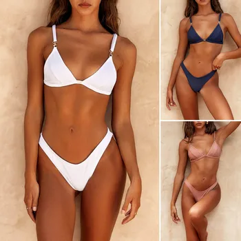 Bikini 2020 Women Sexy Patchwork Solid Bikinis set Push-Up Pad Swimwear Swimsuit Beachwear maillot de bain femme купальник New
Bikini 2020 Women Sexy Patchwork Solid Bikinis set Push-Up Pad Swimwear Swimsuit Beachwear maillot de bain femme купальник New