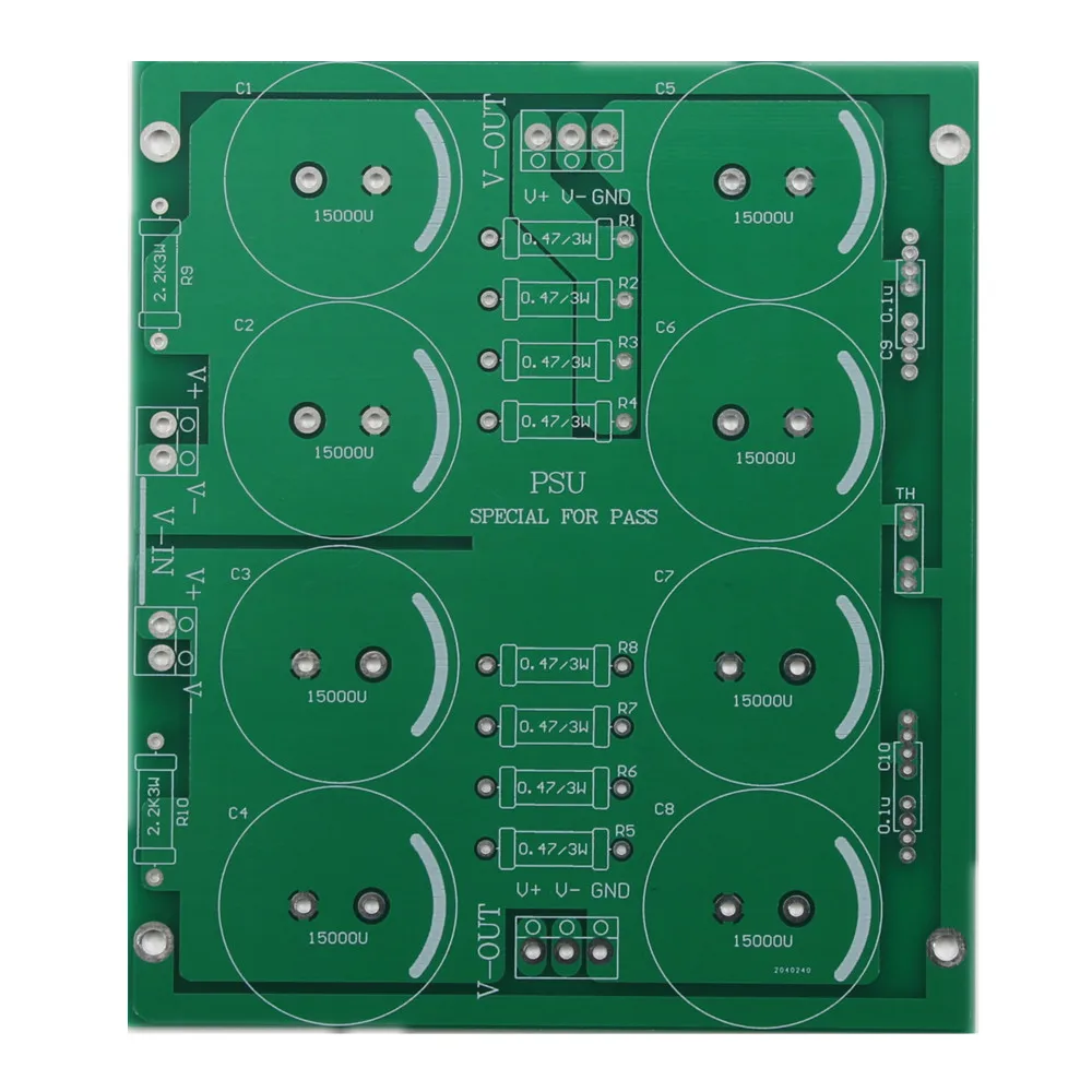 Высококлассная выделенная плата питания PCB тип 8-конденсаторный блок питания для аудиоусилителя класса А 
Высококлассная выделенная плата питания PCB тип 8-конденсаторный блок питания для аудиоусилителя класса А