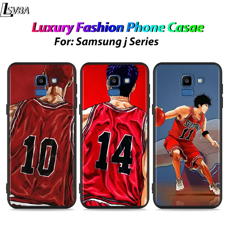 Черный чехол Slamdunk 10 для баскетбола Samsung Galaxy J7Duo J2 J4 Core J6 Plus J8 J3 J7 J5 Prime 2018 2017 телефона