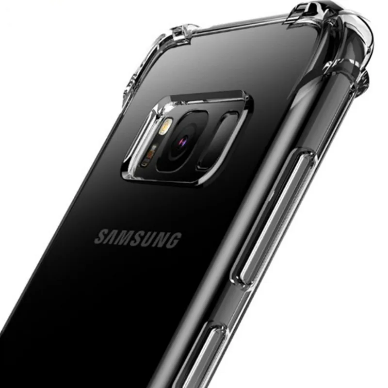 Противоударный армированный силиконовый чехол для Samsung Galaxy J4 J6 A6 A8 2018 S8 S9 Plus A3 A5 A7 J3