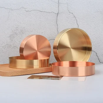 Copper Round Storage Tray Home Decoration Rose Gold Jewelry Box Small Object Storage Dishes Makeup Organizer
Copper Round Storage Tray Home Decoration Rose Gold Jewelry Box Small Object Storage Dishes Makeup Organizer