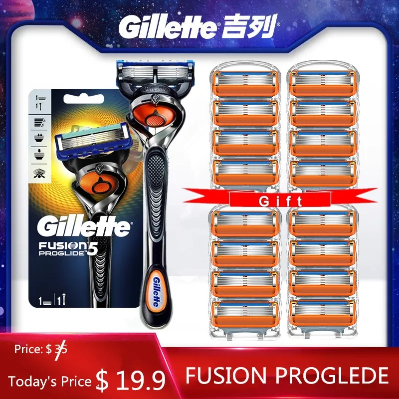 Gillette Fusion Proglide Men Manual Shaver Razors Machine for Shaving Blades 5 Layer Cassettes With Replacebale Blade Razors
Gillette Fusion Proglide Men Manual Shaver Razors Machine for Shaving Blades 5 Layer Cassettes With Replacebale Blade Razors