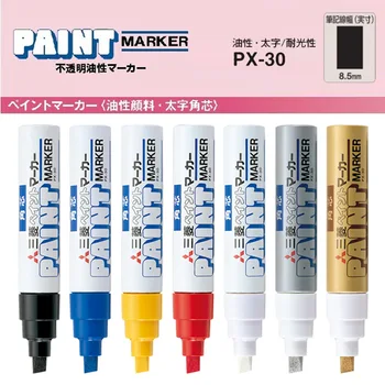 1pcs Uni PX-30 Permanent Markers Oil Ink Paint Marker 8.5mm Width Line Stationery Paint for Metal Glass Ceramic Rubber Leather
1pcs Uni PX-30 Permanent Markers Oil Ink Paint Marker 8.5mm Width Line Stationery Paint for Metal Glass Ceramic Rubber Leather
