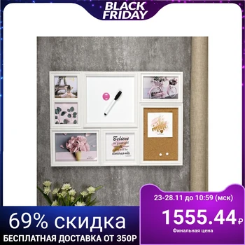 Photo frame 5 f 10x10,13x13,10x15,13x18cm white magnetic board 19x19cm + cork 21.5x14cm 37x52.5cm 4495402
Photo frame 5 f 10x10,13x13,10x15,13x18cm white magnetic board 19x19cm + cork 21.5x14cm 37x52.5cm 4495402