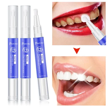 Oral Hygiene Bleaching Tooth Gel Whitening Putimi Teeth Whitening Pen Cleaning Serum Remove Plaque Stains Dental Tools
Oral Hygiene Bleaching Tooth Gel Whitening Putimi Teeth Whitening Pen Cleaning Serum Remove Plaque Stains Dental Tools