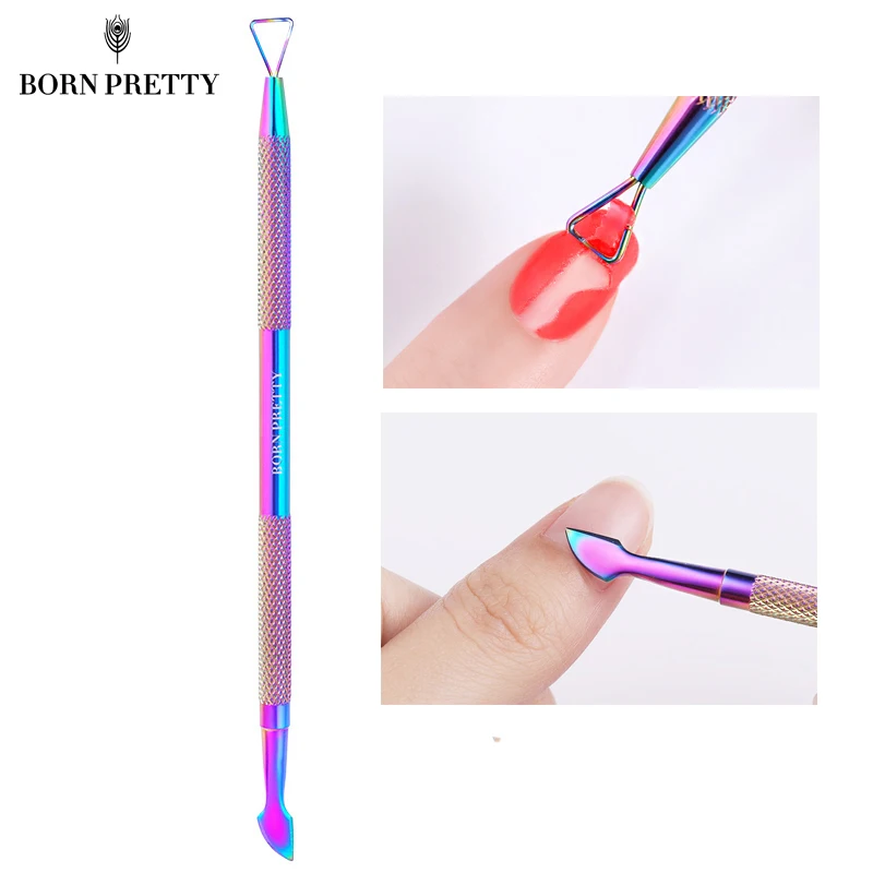 BORN PRETTY Dual-ended Nail Cuticle Pusher Colorful Stainless Steel UV Gel Dead Skin Remover Manicure Nail Art Tools
BORN PRETTY Dual-ended Nail Cuticle Pusher Colorful Stainless Steel UV Gel Dead Skin Remover Manicure Nail Art Tools