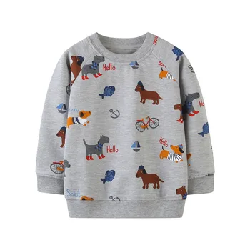 Jumping Meters Cartoon Animals Kids Hoodies Boys Tops Sweatshirts Cotton Sweater Cartoon Fall Spring Blouses Baby Boy Clothes
Jumping Meters Cartoon Animals Kids Hoodies Boys Tops Sweatshirts Cotton Sweater Cartoon Fall Spring Blouses Baby Boy Clothes