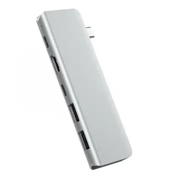 Mulit Ports HUB Excellent Durable Aluminium Alloy Process Type-C Male to 2 USB3.0/HDMI/2 USB-C PD Female Portable Type-C
Mulit Ports HUB Excellent Durable Aluminium Alloy Process Type-C Male to 2 USB3.0/HDMI/2 USB-C PD Female Portable Type-C