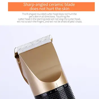 Titanium Ceramic Pet Hair Trimmer Cat Hair Cutter Fashionable Useful Comb Puppy Dog Care Clipper Dog Shaver Practical Electric
Titanium Ceramic Pet Hair Trimmer Cat Hair Cutter Fashionable Useful Comb Puppy Dog Care Clipper Dog Shaver Practical Electric