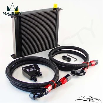 34 Row 248mm AN10 British Oil Cooler Kit+Male Sandwich Plate Adapter Fits For LS1 LS2 LS3 VT VX VY VZ VE 5.7L Black
34 Row 248mm AN10 British Oil Cooler Kit+Male Sandwich Plate Adapter Fits For LS1 LS2 LS3 VT VX VY VZ VE 5.7L Black