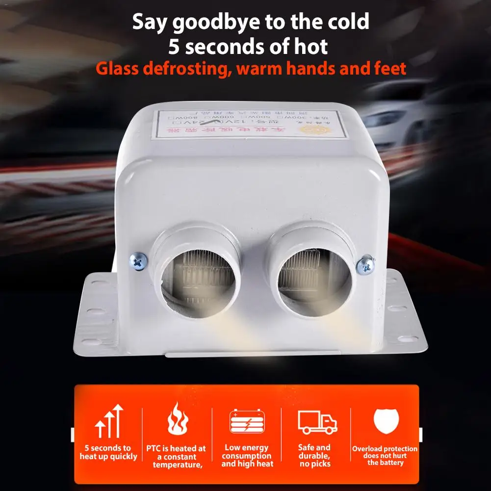 Car Truck Fan Heater Defroster Demister Heating Warmer Windshield Heater 12V
Car Truck Fan Heater Defroster Demister Heating Warmer Windshield Heater 12V