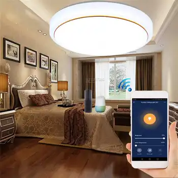 3000LM 48W CW+WW FYxd005-001 WIFI Smart Ceiling Light AC85-265V Timer Dimmable APP Control Ceiling Lamp Fcmila Bedroom Lantern
3000LM 48W CW+WW FYxd005-001 WIFI Smart Ceiling Light AC85-265V Timer Dimmable APP Control Ceiling Lamp Fcmila Bedroom Lantern