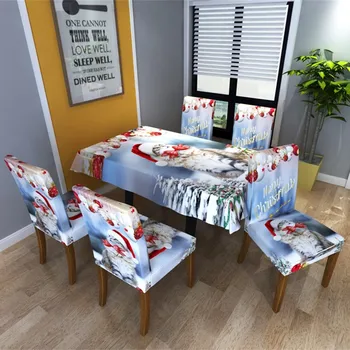 Christmas Tablecloth/Chair Cover Digital Printing Christmas Table Decoration силиконовая скатерь noel decoration table 2021
Christmas Tablecloth/Chair Cover Digital Printing Christmas Table Decoration силиконовая скатерь noel decoration table 2021