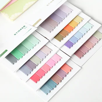 Creative gradient neon post-it note, small note book, square message, note N, can be torn
Creative gradient neon post-it note, small note book, square message, note N, can be torn