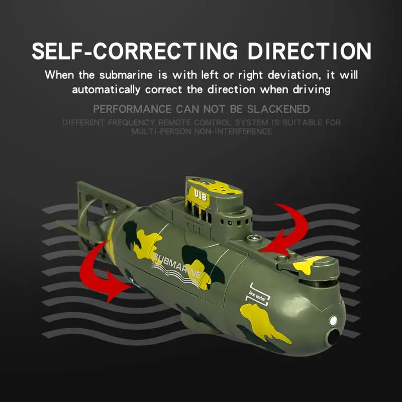 3311M Mini RC Submarine Boat RC Toy Remote Control Simulation Diving Birthday Gift for Kids Boys AXYA
3311M Mini RC Submarine Boat RC Toy Remote Control Simulation Diving Birthday Gift for Kids Boys AXYA